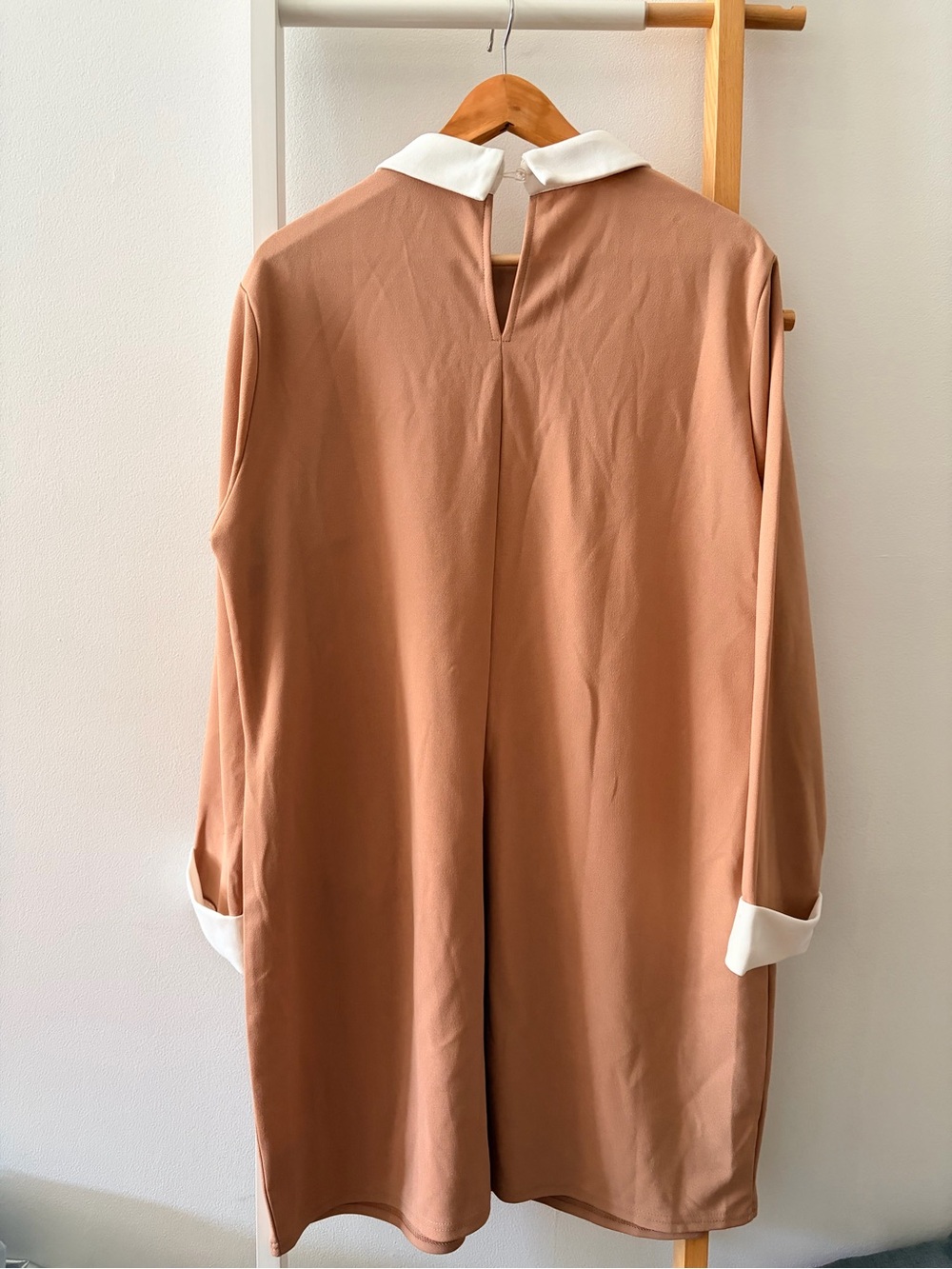 SHEIN Curve Blush Pink Curve-Friendly Shirt Dress - Picture 3 of 5